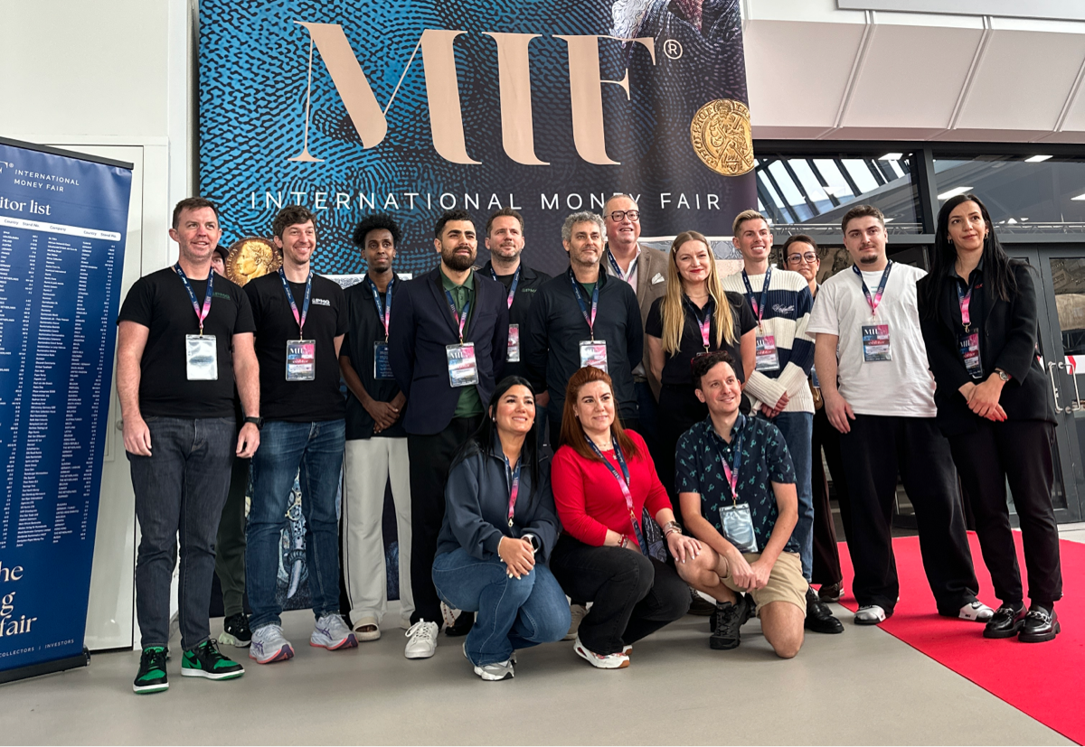 The MIF team gathered at the fair